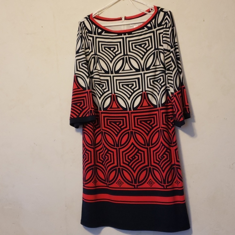 Celtic print dress